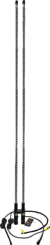 QuadBoss Qb 6Ft Clear Dual Whip Bt