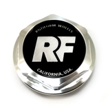 Rotiform ROTIFORM THRD RSECAP W/BLK-SIL FOIL LOGO