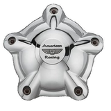 American Racing AR CAP CHROME HOLLOW POINT DIE CAST