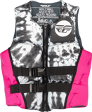 Fly Racing Wmn'S Neoprene Flotation Vest Neon Pink/White/Black Lg