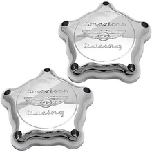 Load image into Gallery viewer, AR CAP BONNEVILLE FLAT TT CHROME PAIR