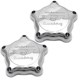 American Racing AR CAP BONNEVILLE FLAT TT CHROME PAIR