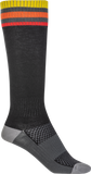 Fly Racing Mx Socks Thin Black Lg/Xl
