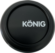 Load image into Gallery viewer, Konig Flow Formed Pop-in Center Cap - Heliogram/Neoform Black