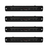 KC HiLiTES Platform One Profile 10in. SideCast Flush Mount Lights (Does Not Include Rack)