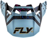 Fly Racing Formula Cc Tektonic Visor Matte Blk/Slate/Blu Yl/Sm