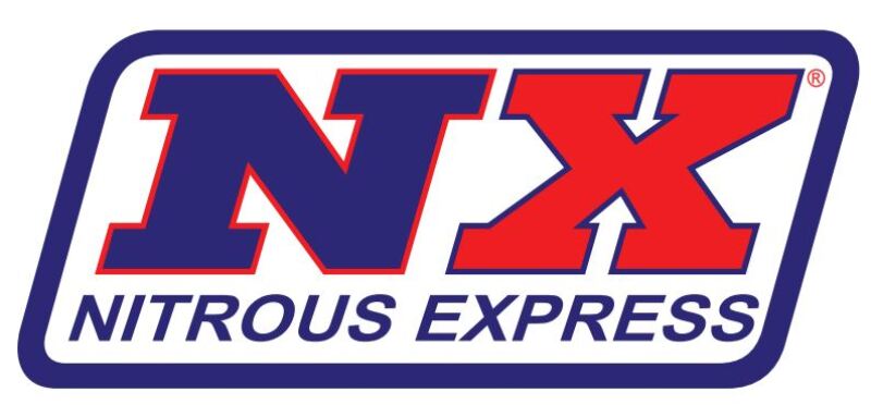 Nitrous Express 8AN 18in Stainless Steel Braided Hose (Black Ends)