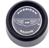 American Racing VN501 SATIN BLACK CAP SNAP-IN