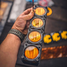 Load image into Gallery viewer, KC HiLiTES FLEX ERA LED Light Bar Bezel Kit for 10in. Segments - Gloss Black