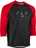 Fly Racing Ripa 3/4 Sleeve Jersey Black/Red 2x
