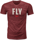Fly Racing Fly Wfh Tee Red Heather Sm