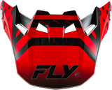 Fly Racing Formula Cc Tektonic Visor Black/Red/Orange Yl/Sm