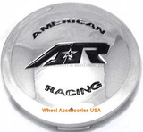American Racing AR CAP AR887 STYLE D CHROME SNAP IN