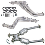 BBK Performance Parts 96-98 MUSTANG COBRA 1-5/8 LONG TUBE HEADERS PLUS MID PIPE (SILVER CERAMIC)