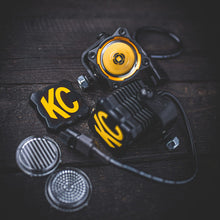 Load image into Gallery viewer, KC HiLiTES FLEX ERA 1 Single Light Cover ONLY (Black/Yellow KC Logo)