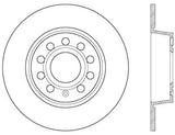 StopTech 06-10 Audi A3/08-10 TT / 06-09 VW GTI Mk V Cryo-Stop Left Rear Slotted Rotor