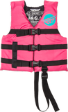 Fly Racing Child Flotation Vest Neon Pink/Teal