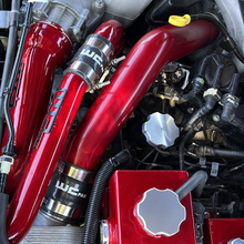 Load image into Gallery viewer, Wehrli 15-24 Ford Power Stroke 6.7L Hot Side 3in. Intercooler Pipe - Gloss Black
