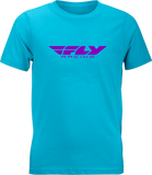 Fly Racing Youth Fly Corporate Tee Blue/Purple Ys