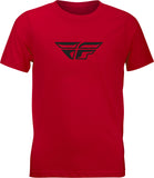 Fly Racing Youth Fly F-Wing Tee Red Ym