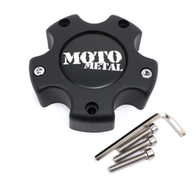 Load image into Gallery viewer, MOTO CAP M-BLK 5X4.5/4.75/5 - NEW LOGO