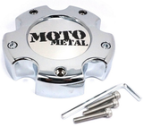 Moto Metal MOTO CAP CHROME 5X5.5 - NEW LOGO