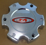 Moto Metal MO955/956 CAP CHR 6X5.5 - RED OVAL LOGO