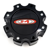 Moto Metal MO955/956 CAP BLK 8X6.5/170 - RED OVAL L