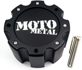 Moto Metal MOTO CAP MATTE BLACK 8 LUG - NEW LOGO