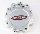 Moto Metal MO955/956 CAP CHR SHRT 8LUG - RED O LOGO