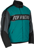 Fly Racing Outpost Jacket Black/Teal/Orange 2x