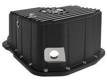 Load image into Gallery viewer, aFe 011-16 GM Diesel Trucks V8-6.6L LML Engine Oil Pan Black POWER Pro Series w/ Machined Fins