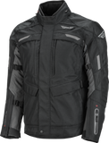 Fly Racing Off Grid Jacket Black 2x Tall