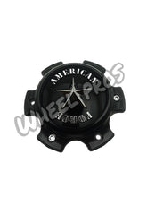 Load image into Gallery viewer, American Force 1&quot; BLACK ABS CENTER CAP 6 LUG
