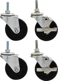 Allstar Performance Wheel Kit 3in Standard Duty Locking