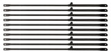 Allstar Performance Spoiler / Body Brace Aluminum 10pk