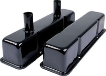 Load image into Gallery viewer, Allstar Performance Valve Covers SBC Steel Black w/Tubes