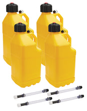 Load image into Gallery viewer, Allstar Performance Utility Jug 5 Gal w/Filler Hose Yellow