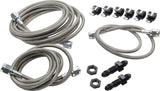 Allstar Performance Front End Brake Line Kit Mod Aftermarket Calipers
