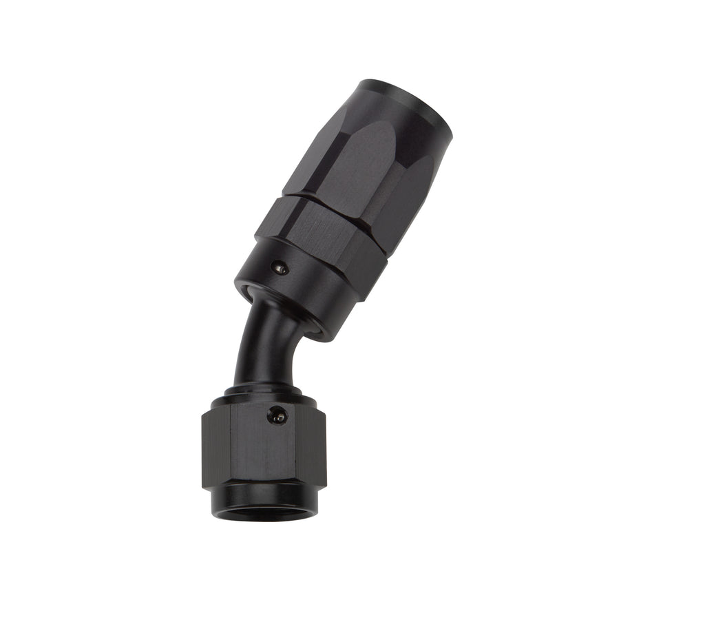 Allstar Performance Reusable Hose End Black 30 Deg Elbow -6