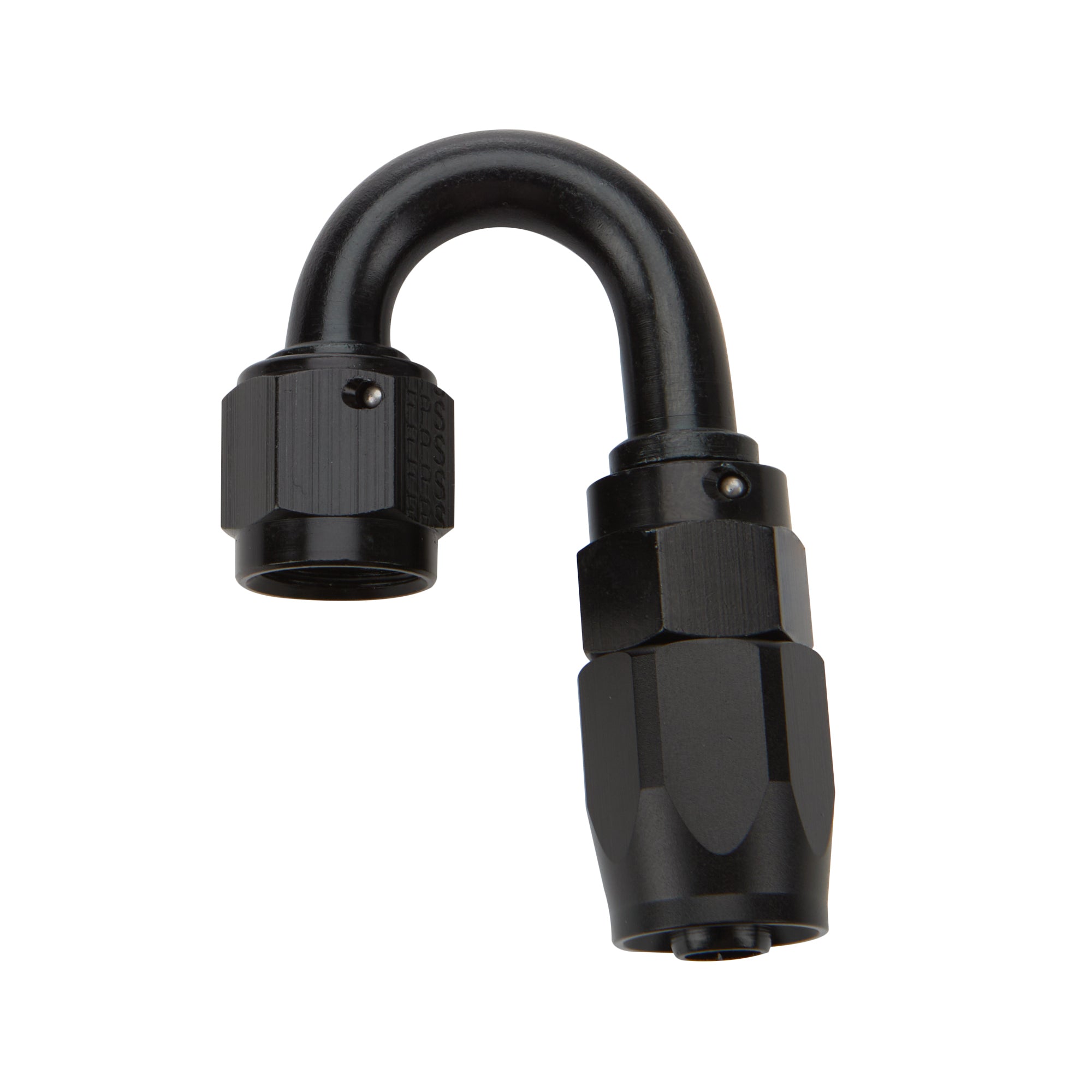 Allstar Performance Reusable Hose End Black 180 Deg Elbow -10