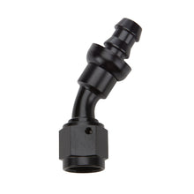 Load image into Gallery viewer, Allstar Performance Pushlock Hose End Black 30 Deg Elbow -12