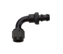 Load image into Gallery viewer, Allstar Performance Pushlock Hose End Black 90 Deg Elbow -6