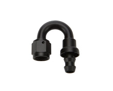 Load image into Gallery viewer, Allstar Performance Pushlock Hose End Black 180 Deg Elbow -6