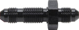 Allstar Performance Straight Bulkhead -4 Black 10pk