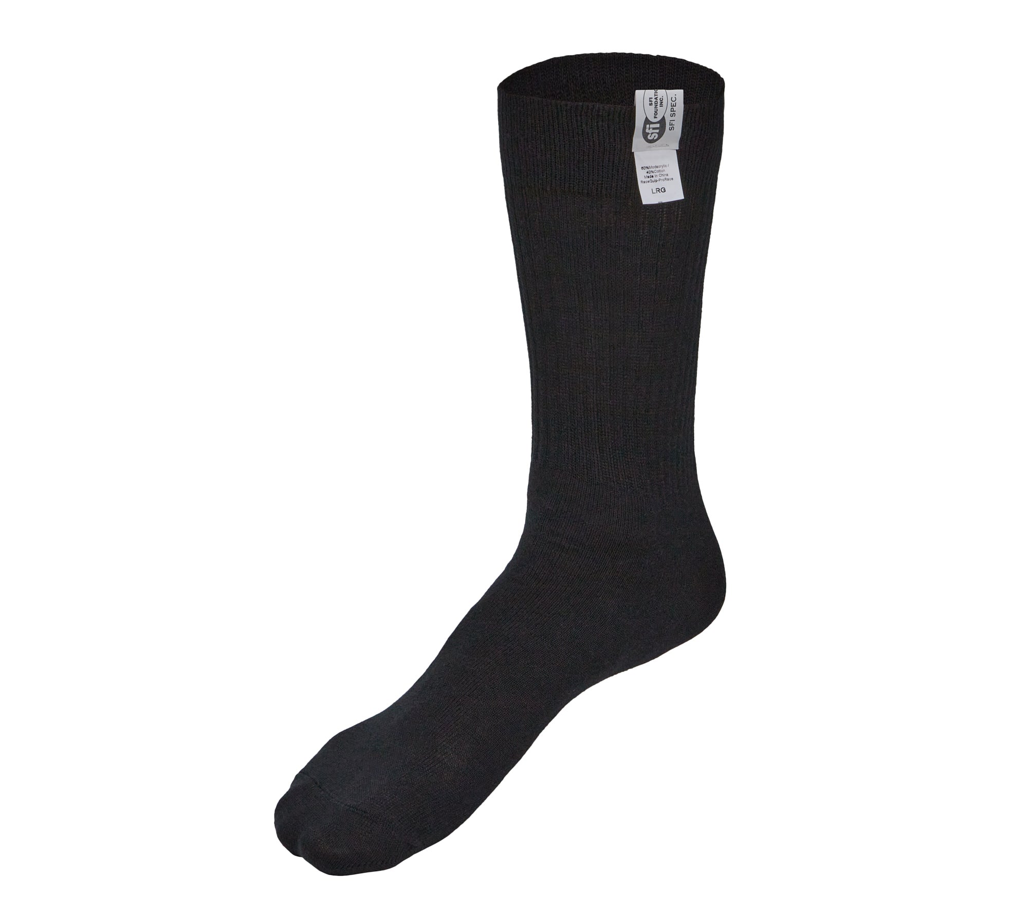 Allstar Performance Socks Pair SFI 3.3 F/R Black Size 12-14