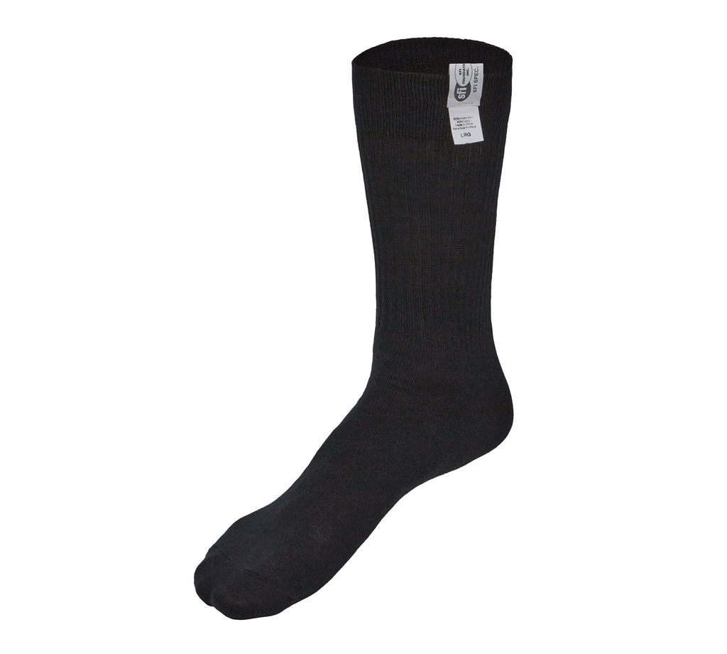 Allstar Performance Socks Pair SFI 3.3 F/R Black Size 12-14