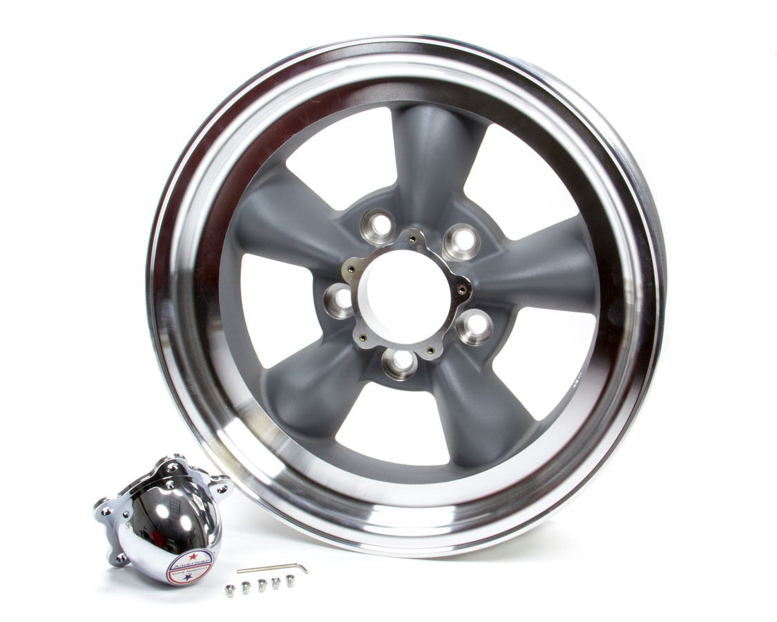 American Racing VN105D 15X6 5X4.5 GRAY MACH-LP 04MM