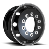 ATX Wheels AO404 22.5X12.25 10X11.25 G-BLK POL LP 119MM