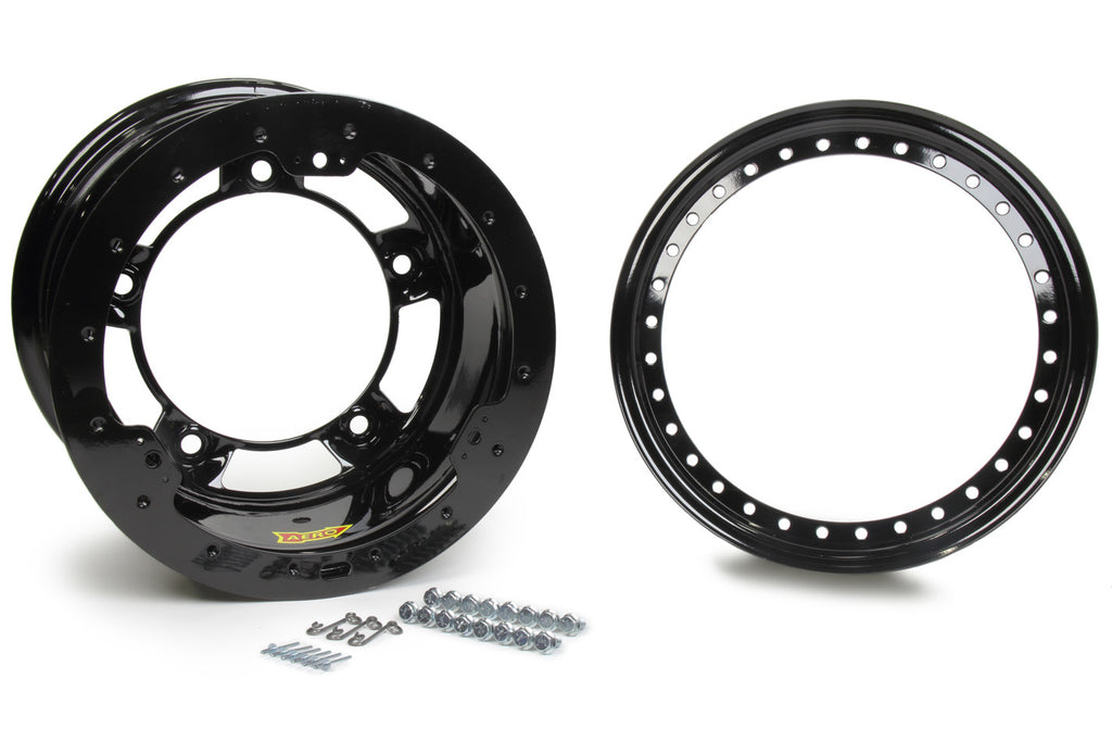 Aero Race Wheels 15X10 3in Wide 5 Black Beadlock